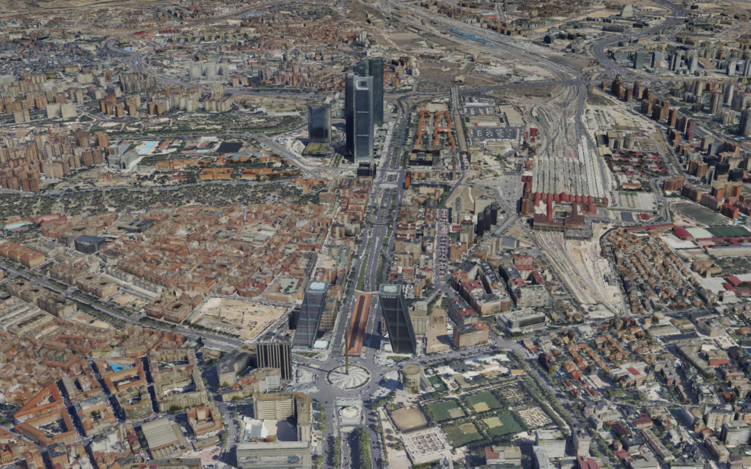 Modelo 3D texturizado Madrid