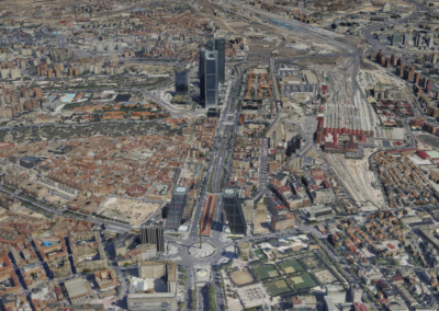 Modelo 3D texturizado Madrid